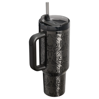 Deadly Damask Halloween Tumbler